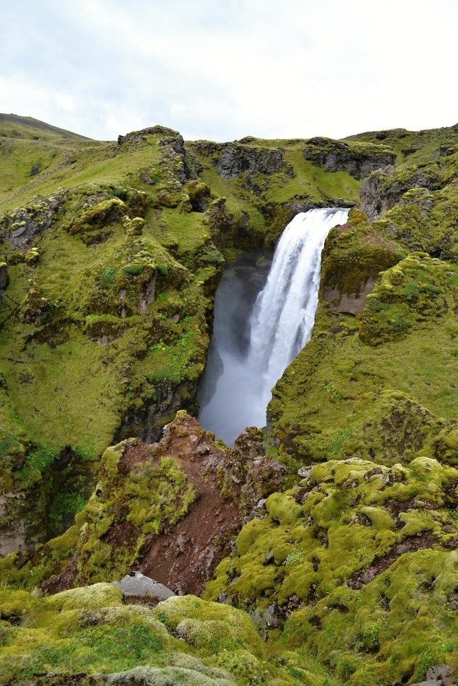 Vodopád na řece Skoga, Laugavegur, Island.