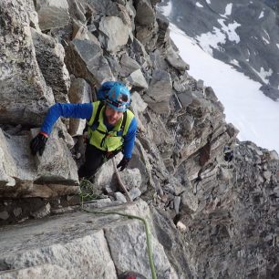 Na hřebeni Matterhornu je nutné se dobře orientovat a rychle lézt
