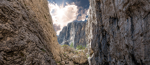 Hřebenová ferata Forcella Val Grande – Forcelletta Ovest delle Rocce Bianche