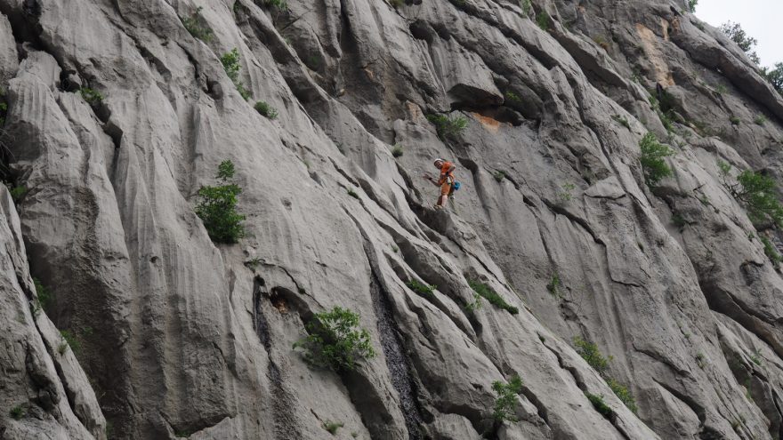 Paklenica je ale i vyhledávaným cílem lezců z celé Evropy. 