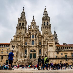 Santiago de Compostela katedrála, Španělsko.