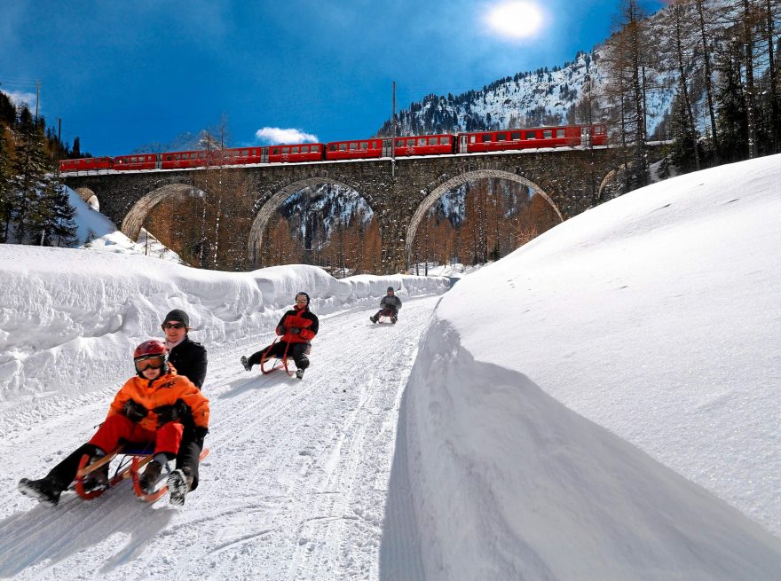 Sněhové radovánky, Švýcarsko