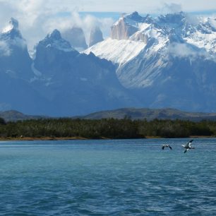 Národní park Torres del Paine v Patagonii.