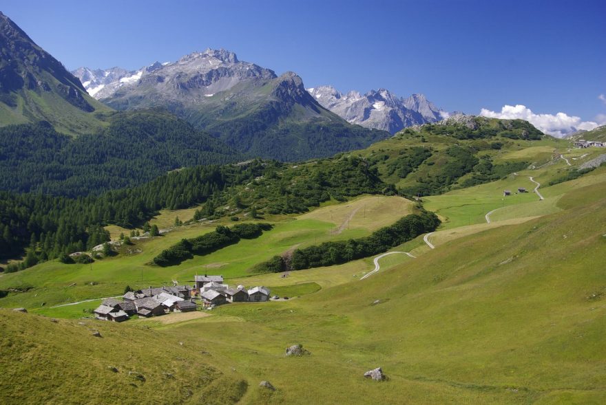 Nádherné výhledy, Alpy, Švýcarsko