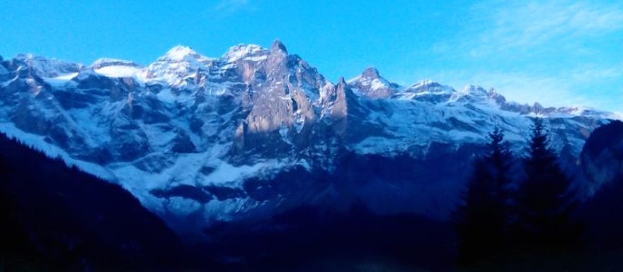 Výstup na alpský vrchol Urirotstock nedaleko Lucernu ve Švýcarsku
