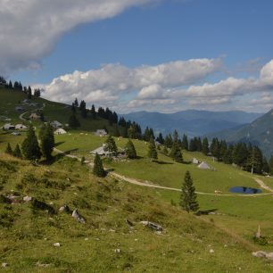 Velika planina, Kamnicko-Savinjské Alpy, Slovinsko.