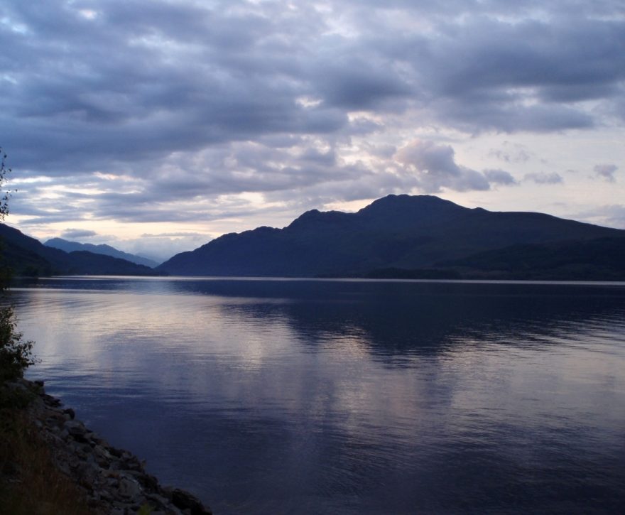 Loch Lomond, West Highland Way, Skotsko.