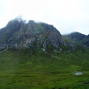 Údolí Glen Coe, West Highland Way, Skotsko.