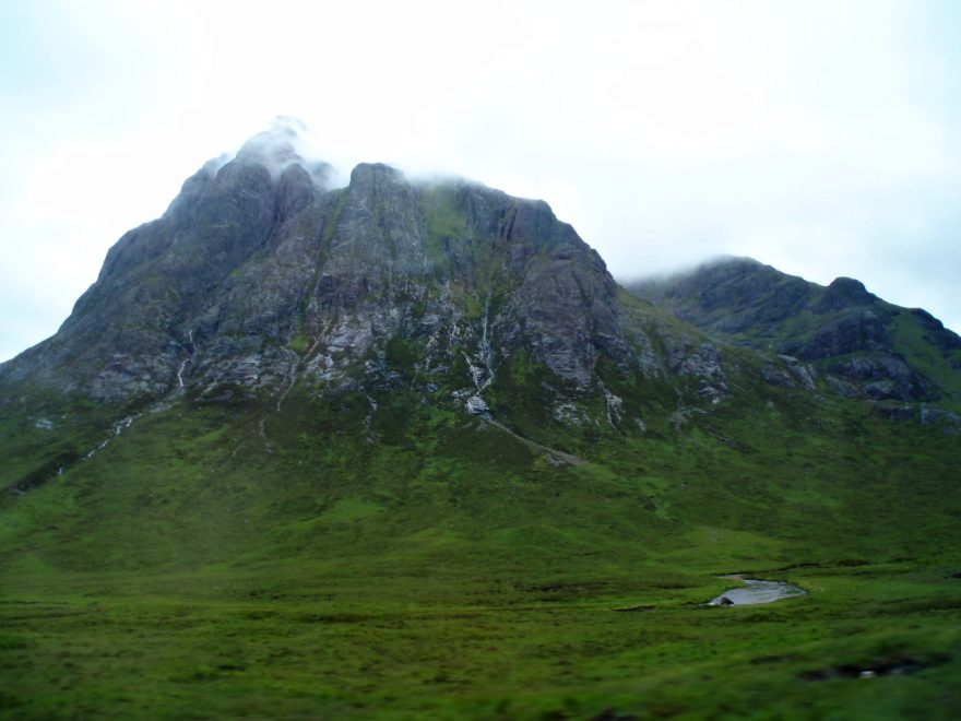 Údolí Glen Coe, West Highland Way, Skotsko.