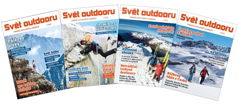 Časopis Svět outdooru: Skvělé outdoorové čtení čtyřikrát do roka až do schránky s předplatným za 95 Kč