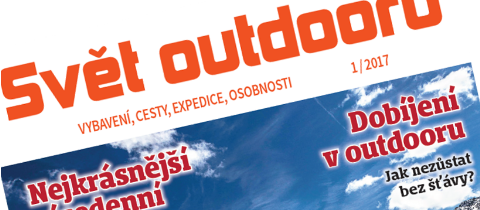 Přípravy prvního čísla Světa outdooru 2017 finišují. Objednejte si časopis za 95 Kč na rok!