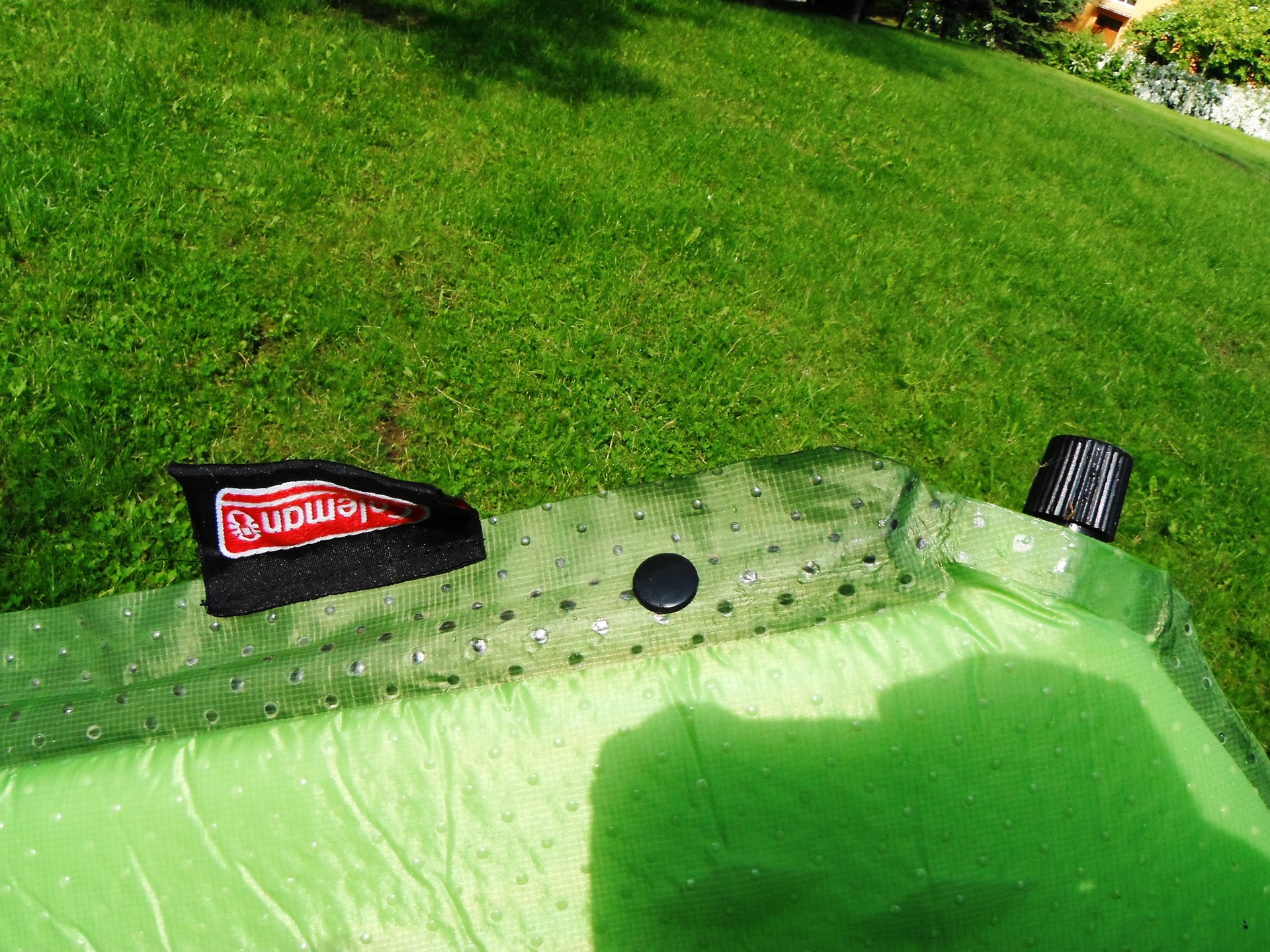 Coleman Compact Inflator Mat II L - ventil, foto Pavel Krupka