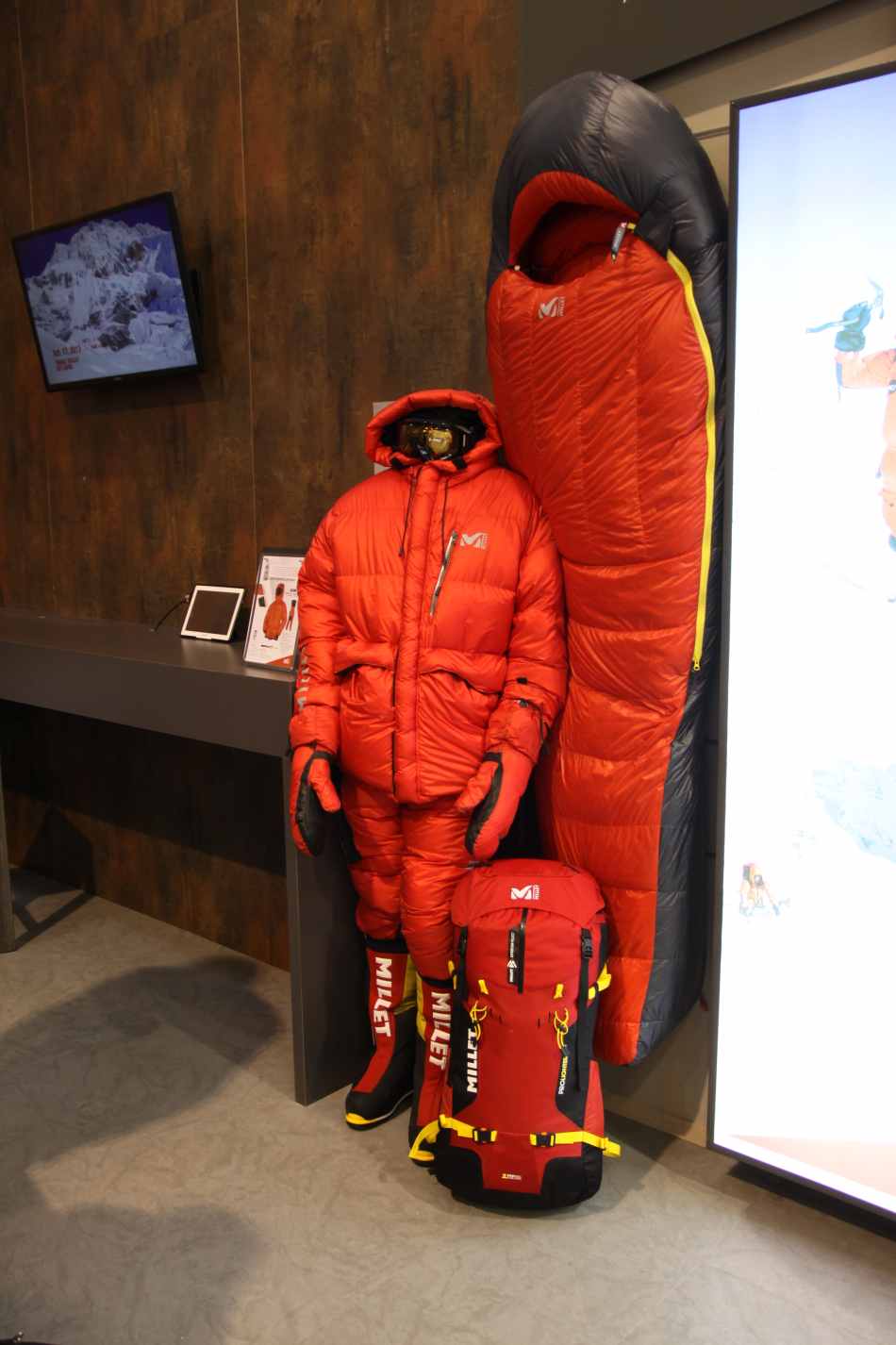 U nové kolekce vysokohorského oblečení Millet je izolační náplní impregnované peří Downtek