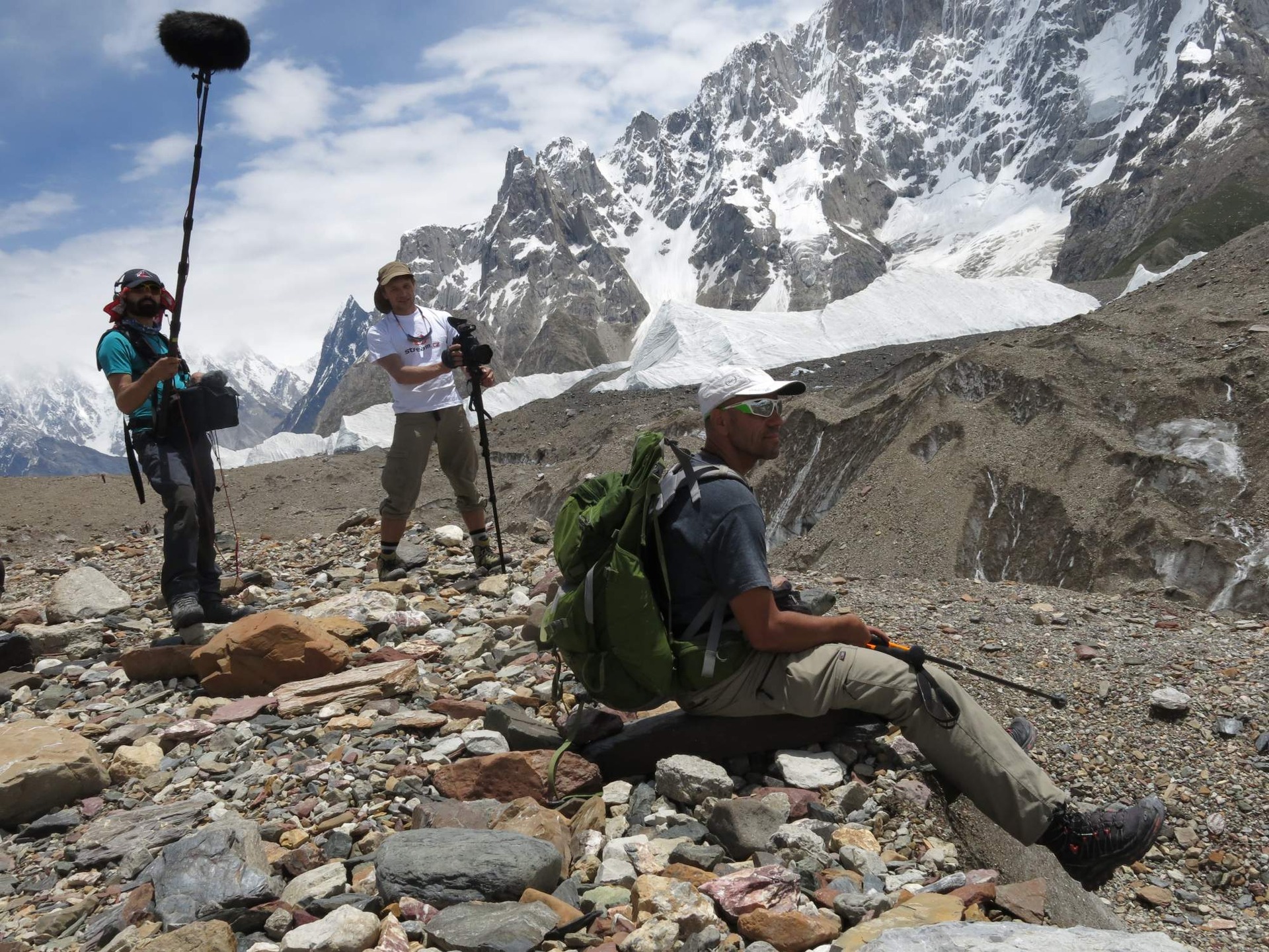 Natáčení dokumentu Cesta vzhůru pod K2