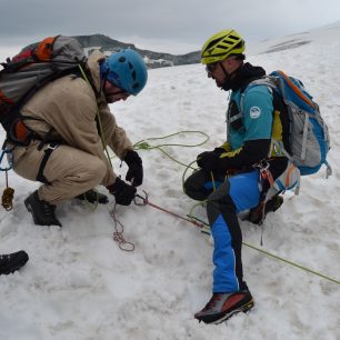S batohem SALUTE pod Grossglocknerem, ale i na něm