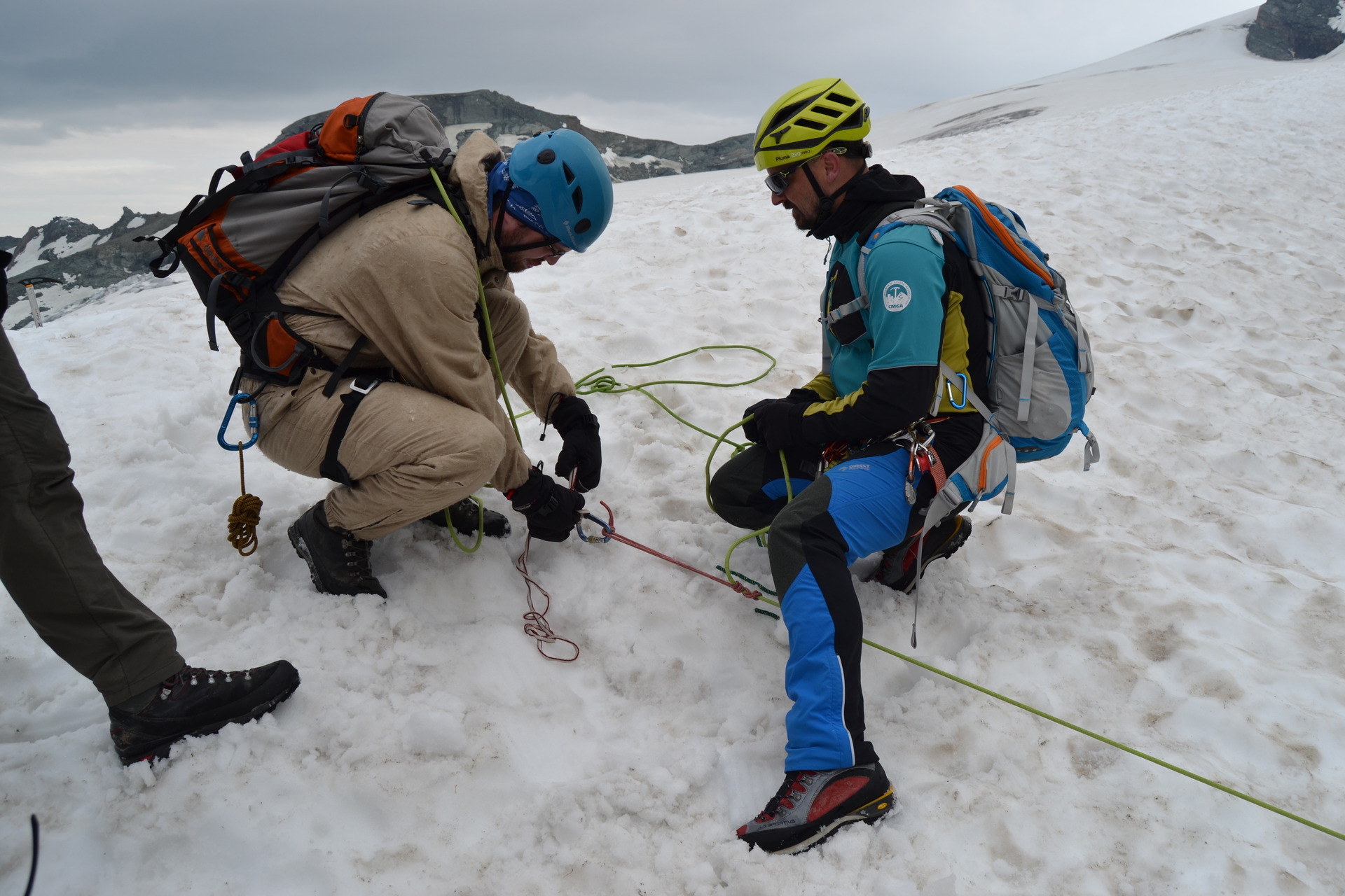 S batohem SALUTE pod Grossglocknerem, ale i na něm