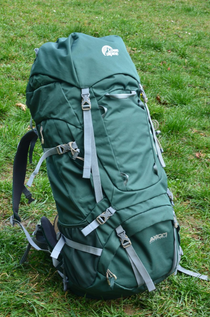 Celkový pohled na batoh Axiom