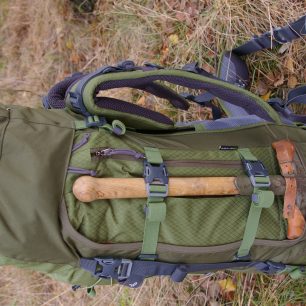 Možné využití kapsy a popruhů