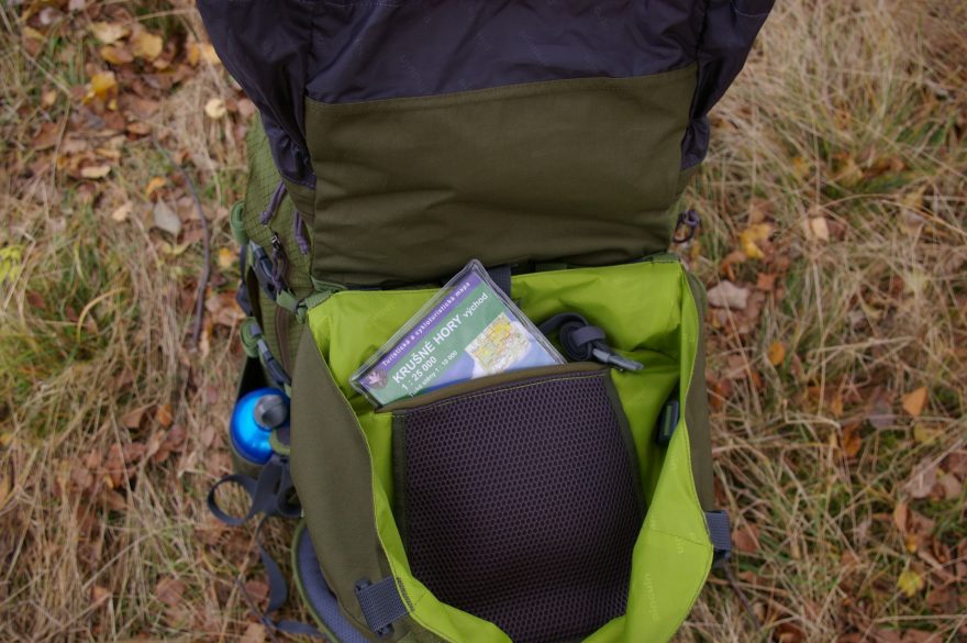 Vnitřní kapsa víka