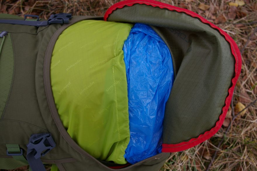 Vstup do spodní části komory