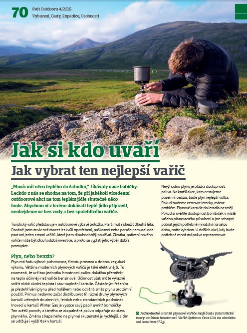 Na plyn nebo benzíňák? Jaký je ideální vařič pro vás?
