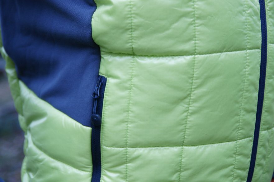 Zateplené kapsy na zip