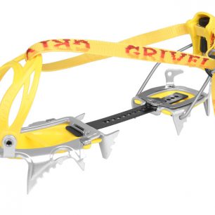 Ultralehké mačky určené na ledovcovou turistiku nebo na skialpy. univerzální upínánání.