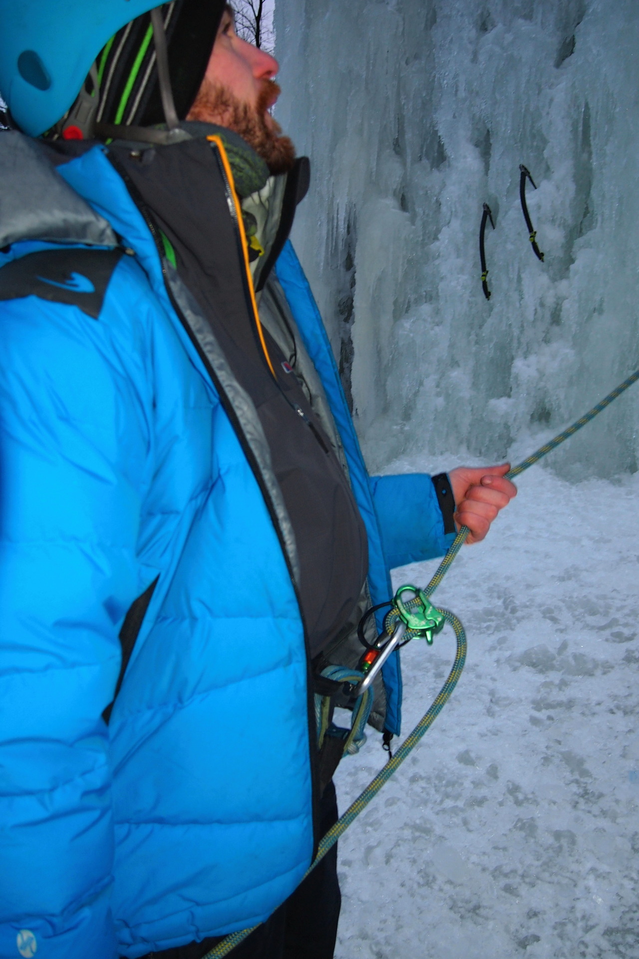 lezení v ledu