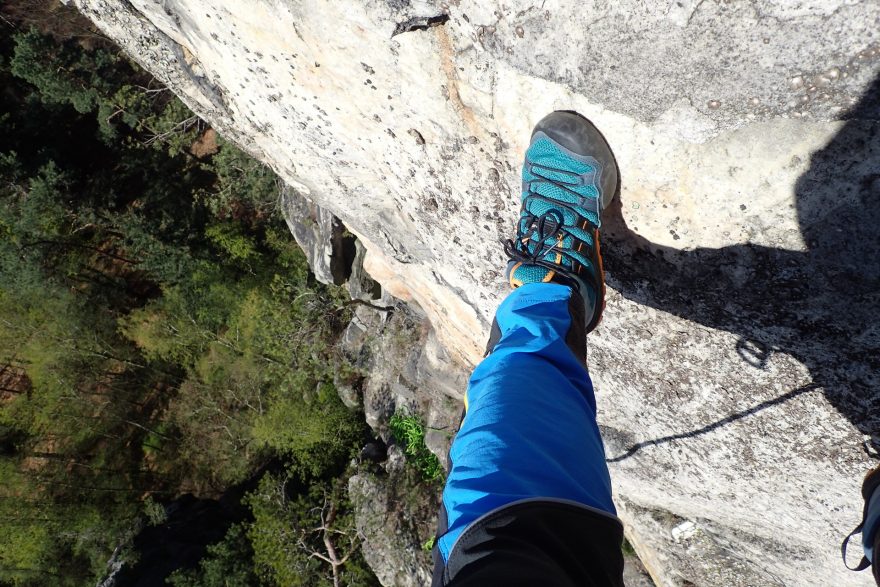 Praktické testování na Suchých skalách.