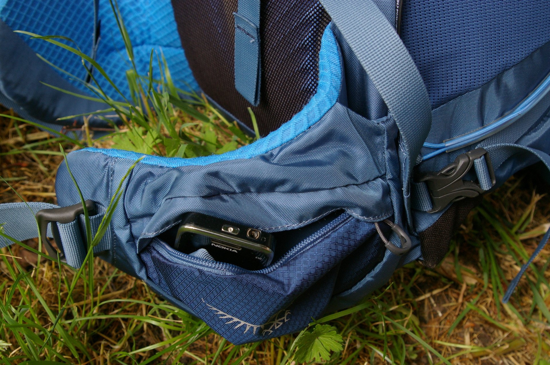 Kapsička na bederáku.