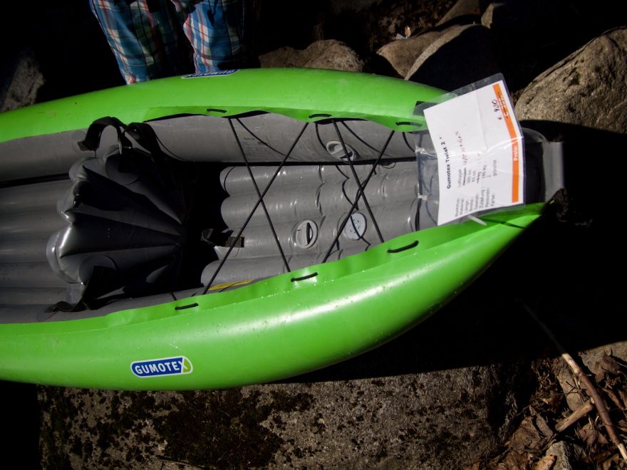 Opěrka a nákladový prostor Gumotex Twist N II.