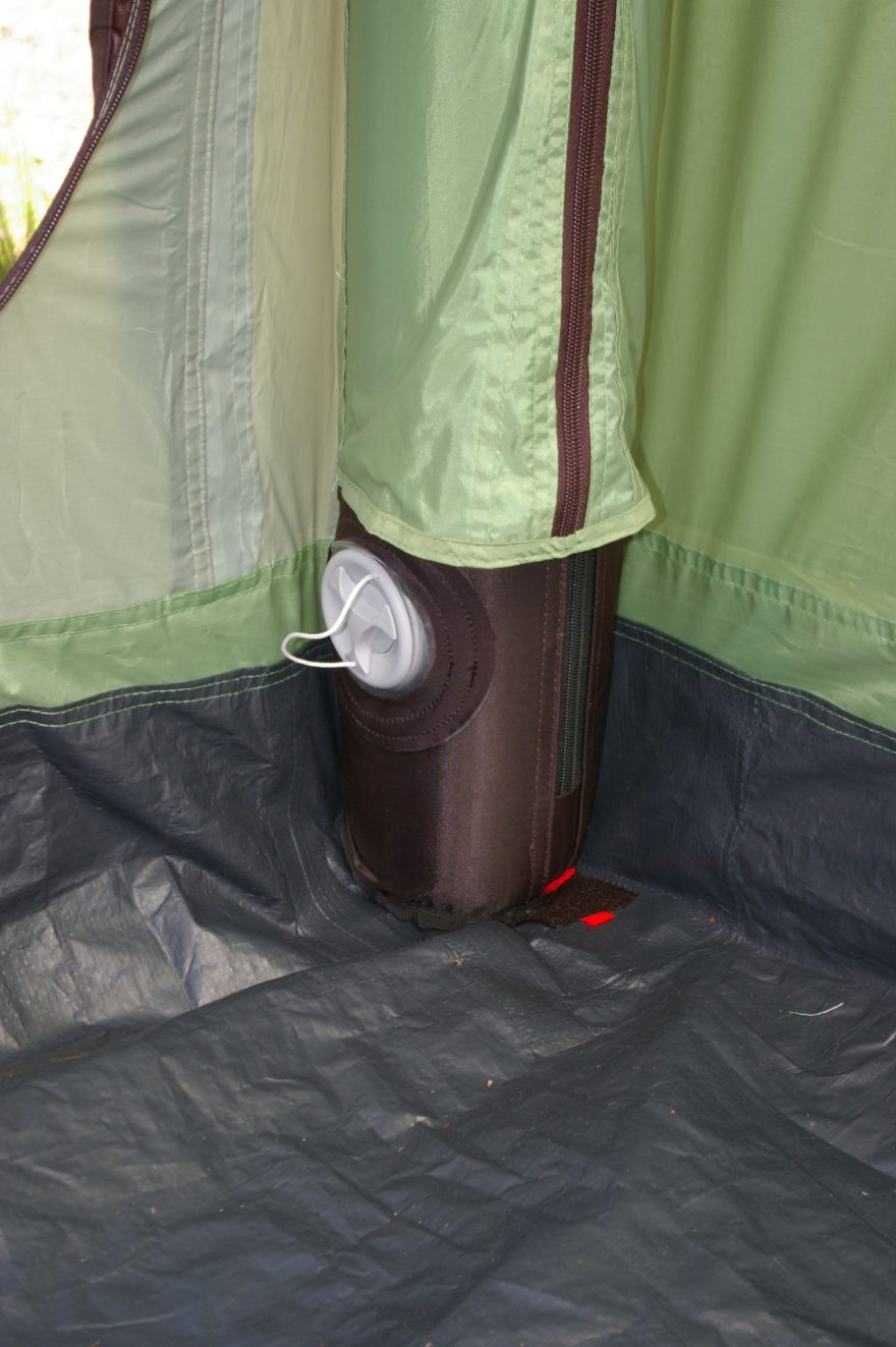 Detail na uzavřený ventil.