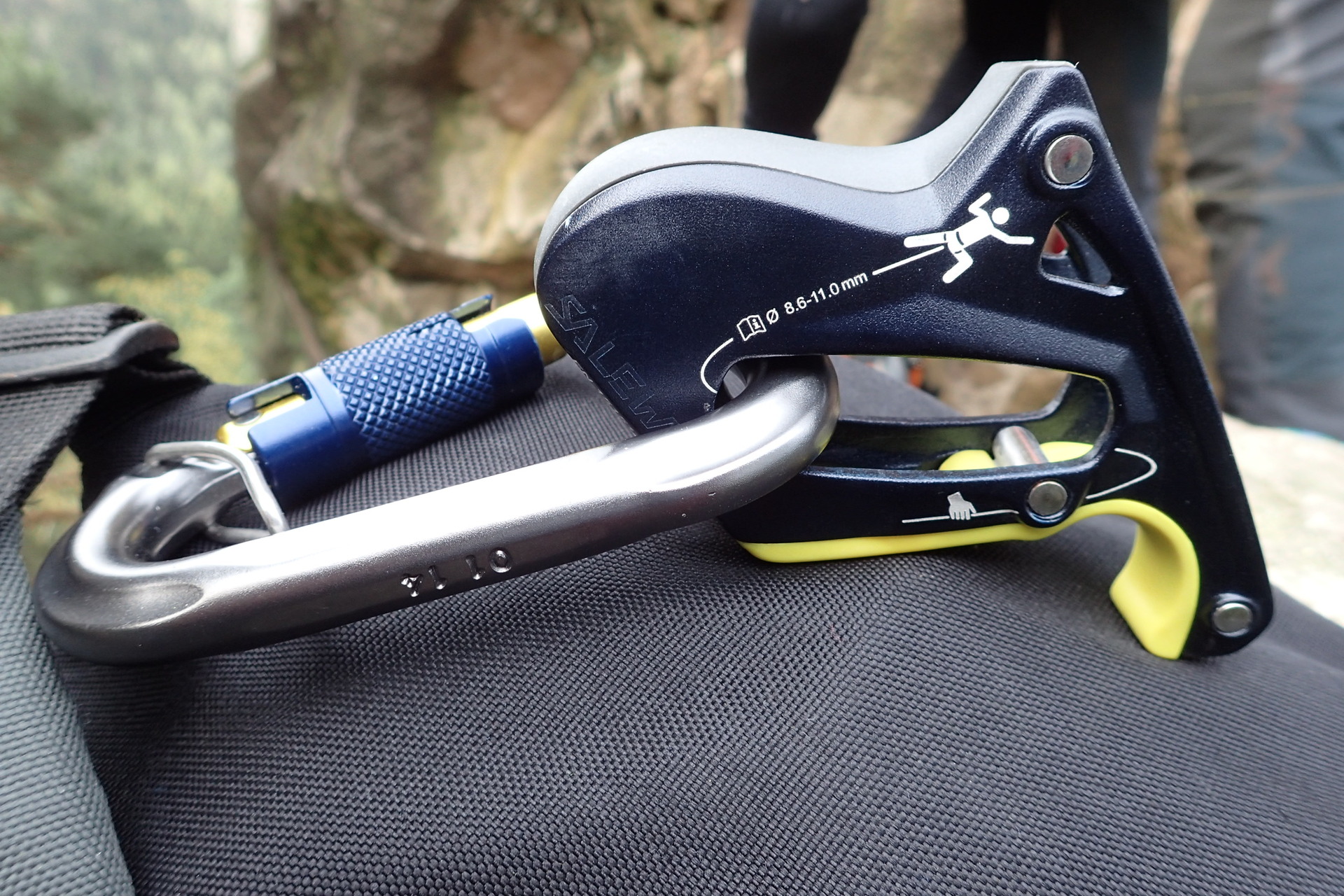 Kompletní jisticí set SALEWA ERGO BELAY SYSTEM.