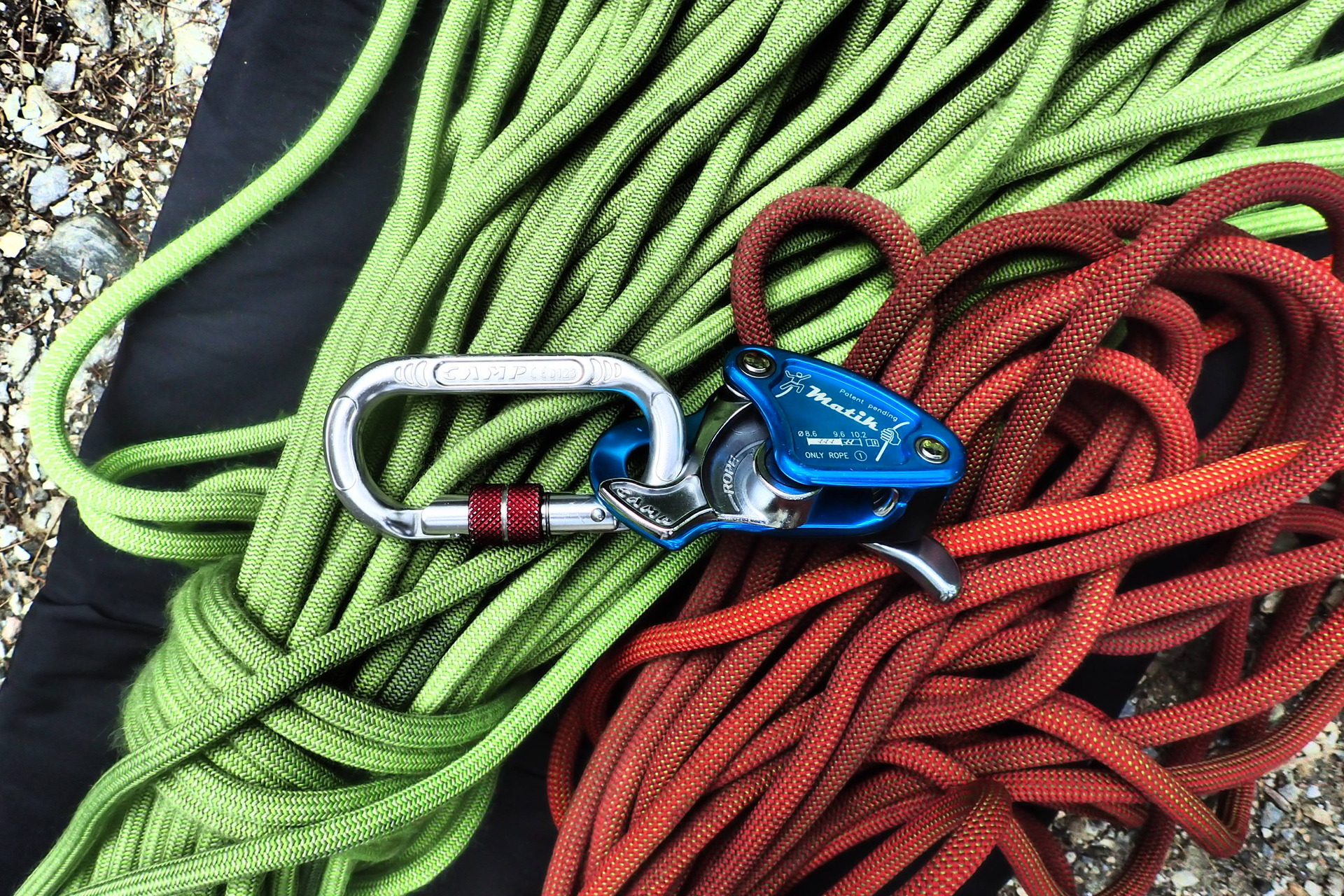 CAMP Matik byl testován a vyzkoušen na celé řadě lan. Od průměru 9,2 až po 10,5 mm.