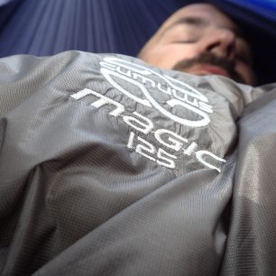 Testování spacáku Cumulus Magic 125 v hamace.