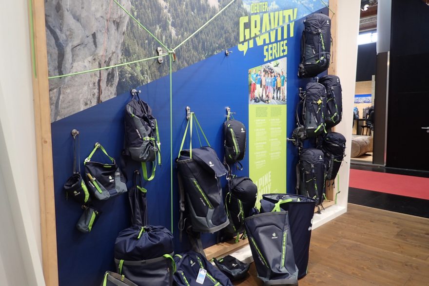 DEUTER představil novou a kompaktní kolekci, kterou nazval GRAVITY. Určeno pro lezce a horolezce.