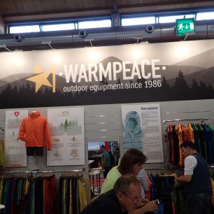 WARMPEACE a jeho prezentace na veletrhu OUTDOOR se všemi klíčovými produkty.