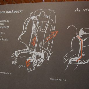 VAUDE. Prezentace nosného systému Aeroflex.
