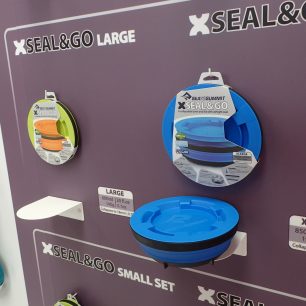SEATOSUMMIT a nová sada nádobí SEAL AND GO. Kromě skladnosti přidal STS i uzaviratelnost.