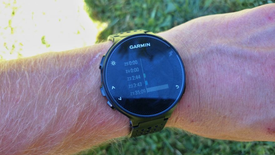 Vymezení pohybu v jednotlivých zónách tepu.