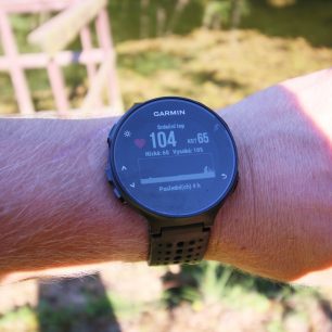 Záznam tepu za uplynulé 4 hodiny.