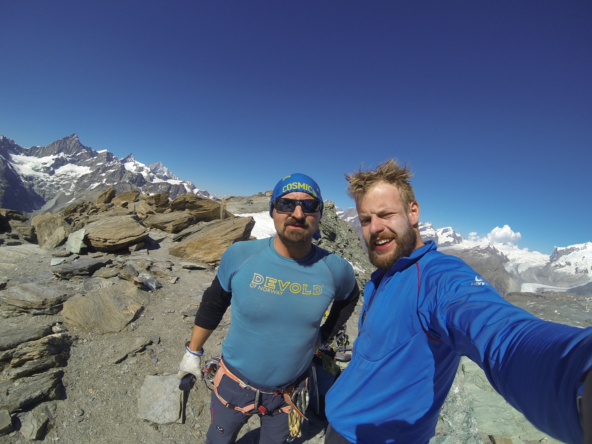 Triko WOOLIFE jako spodní vrstva na Matterhornu.