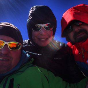 Vrchol Sabalan 4811 metrů nad mořem.