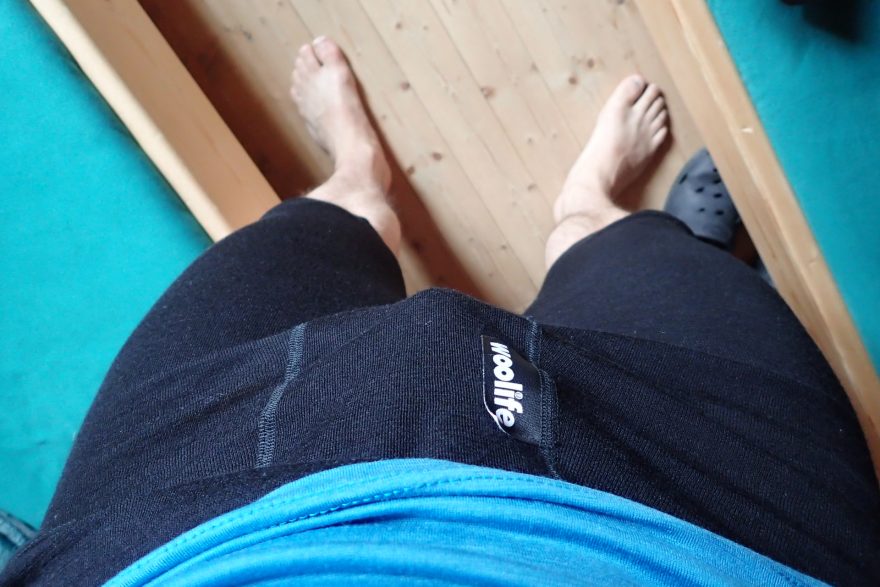 WOOLIFE prodloužené boxerky mě provázely na většině horských túr. S trikem tak tvořily vlněný komplet.