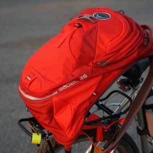 Batoh OSPREY je opravdový pomocník a přítel pro pracující cyklisty