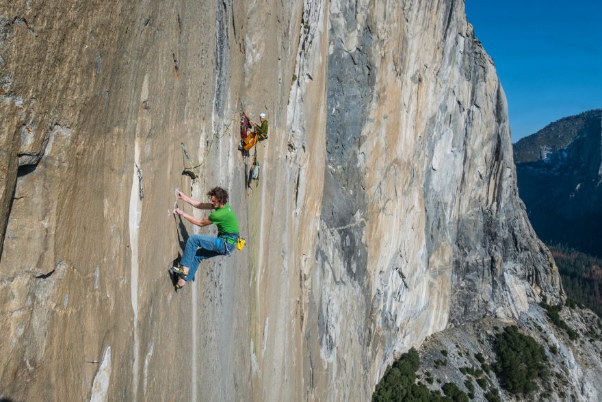 Délka číslo 15 v Dawn Wall, Foto: Heinz Zak.