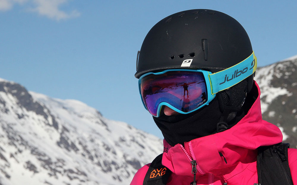 Brýle Julbo Airflux v kombinaci s helmou Julbo Freetourer