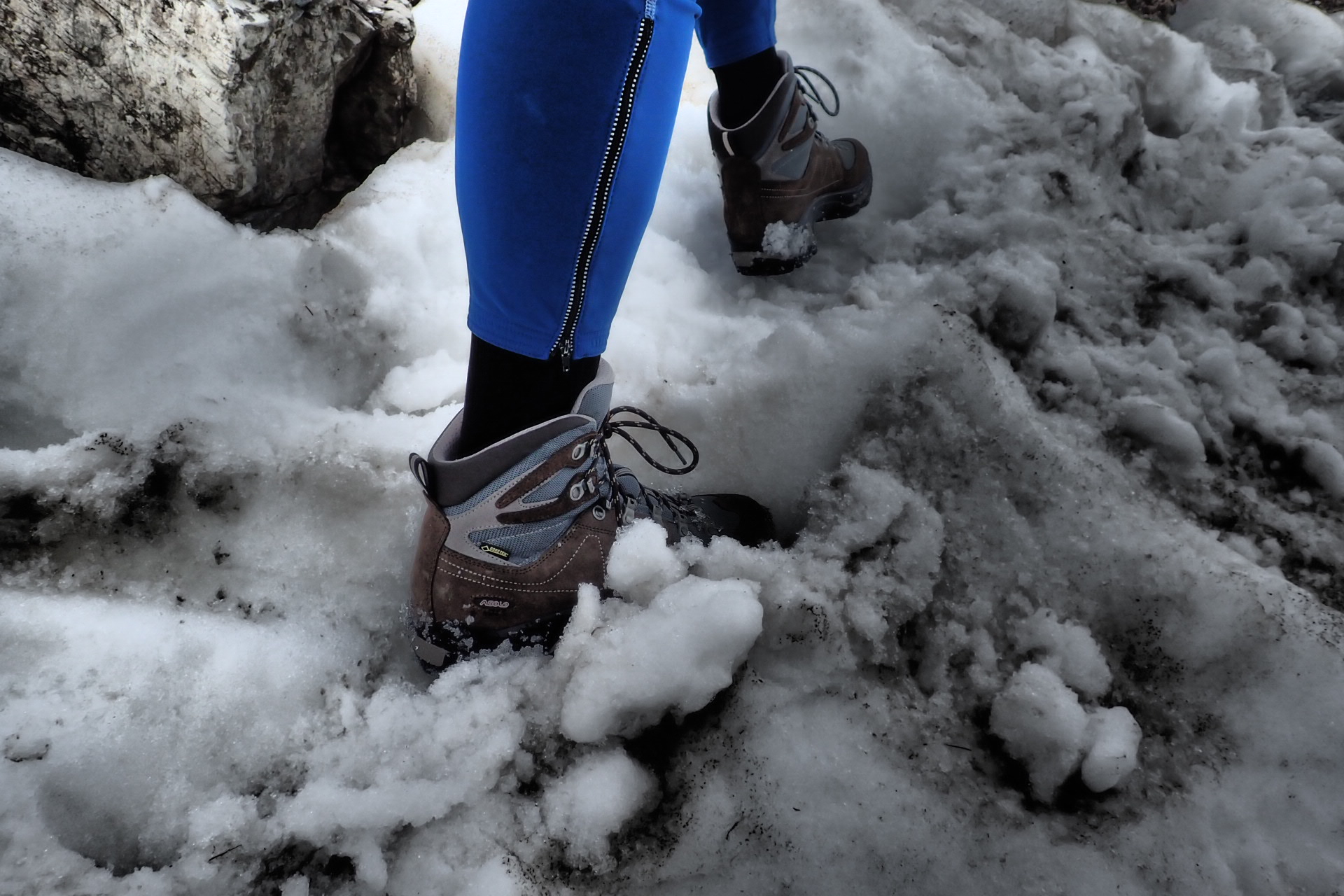 Dlouhodobé testování pohorek ASOLO TPS Equalon v Lienzkých Dolomitech.