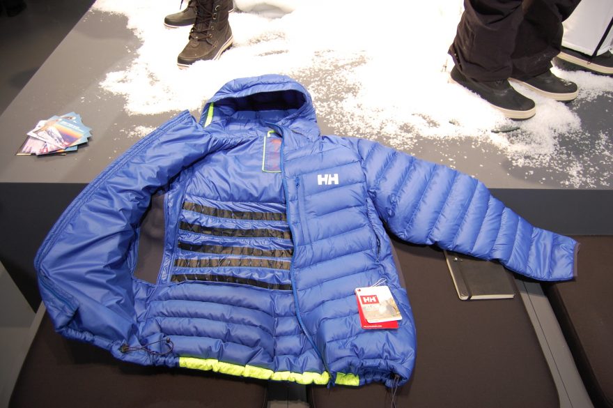 HellyHansen OdinVeor péřovka s odvětráváním v zádech.