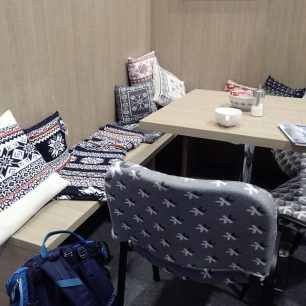 KAMA Nápadité zázemí na stánku na veletrhu ISPO 2017.